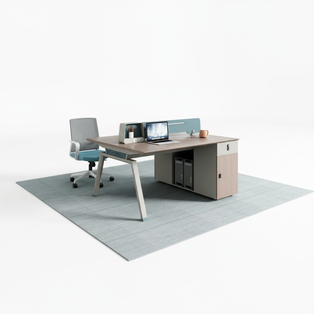 Bürotisch Teamarbeitsplatz Workstation Co Working Tisch Insel Schreibtischsystem