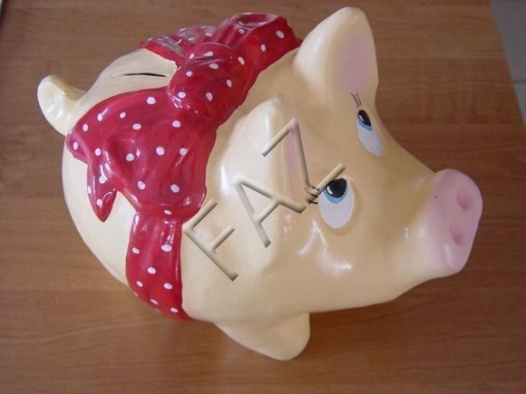 Design Sparschwein Figur Garten Statue Skulptur Figuren Skulpturen