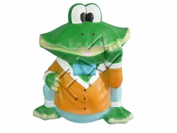 Design Frosch Figur Garten Statue Skulptur Figuren Skulpturen Dekoration