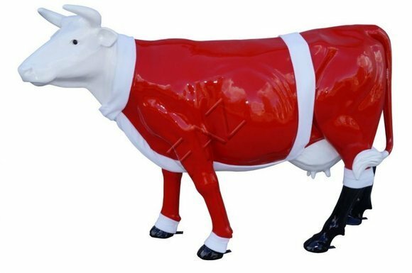 Design Kuh Figur Statue Skulptur Figuren Skulpturen Abstrakt Dekoration