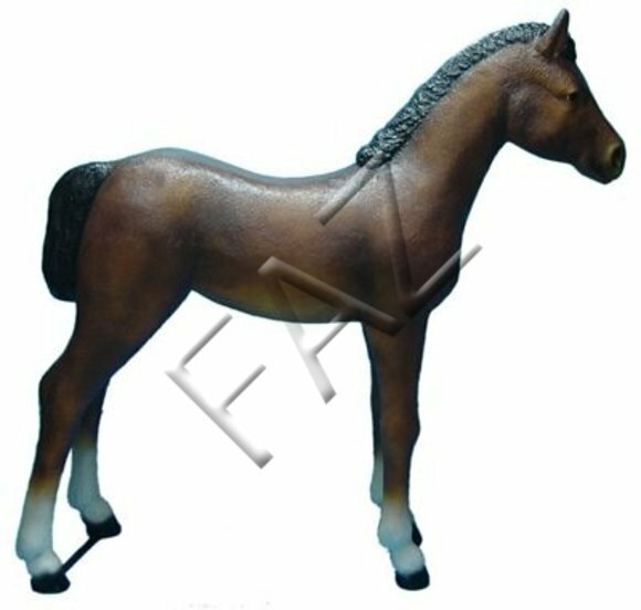 Design Pferd Figur Garden Statue Skulptur Dekorative Figuren Skulpturen