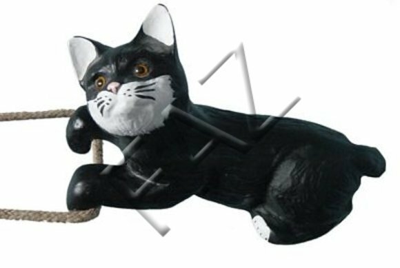 Design Dekoration Katze Figur Garten Statue Figuren Skulptur Skulpturen