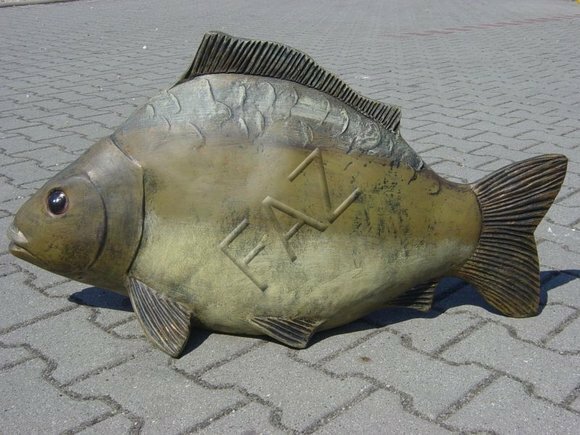 Fisch Figur Garten Statue Skulptur Figuren Skulpturen Dekoration