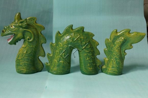 Design Drachen Figur Statue Skulptur Figuren Skulpturen Karikatur Dekoration