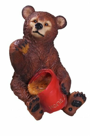 Bär Figur Garten Statue Skulptur Figuren Skulpturen Dekoration Deko