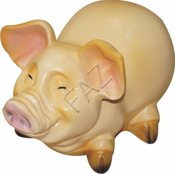Design Schwein Skulpturen Figur Garten Skulptur Statue Dekoration Figuren