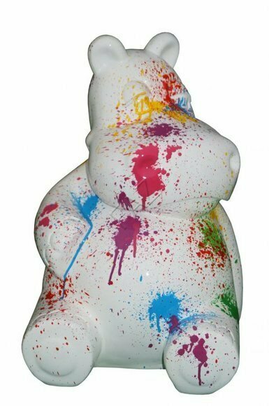 Design Nilpferd Abstrakt Figur Statue Skulptur Figuren Skulpturen Dekoration