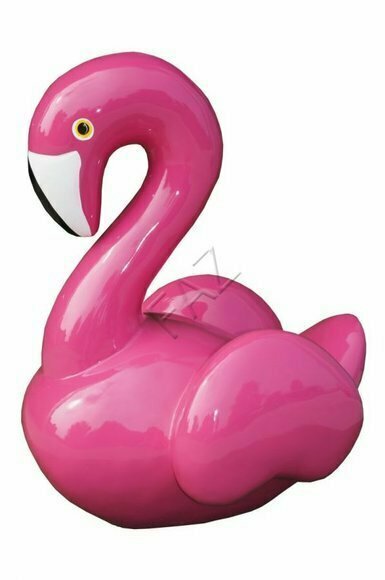 Design Pink Vogel Figur Statue Skulptur Figuren Skulpturen