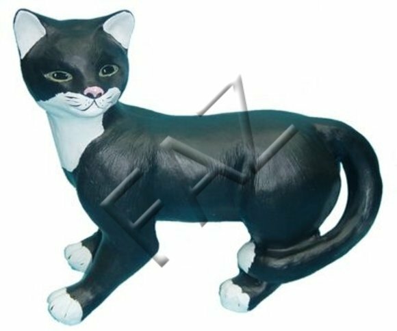 Design Katze Figur Garden Statue Dekoration Skulptur Figuren Skulpturen