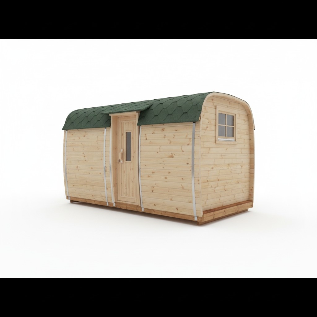 Camping Platz Schlafplatz Haus Campingfass Ferienhaus Hütte Holzhaus