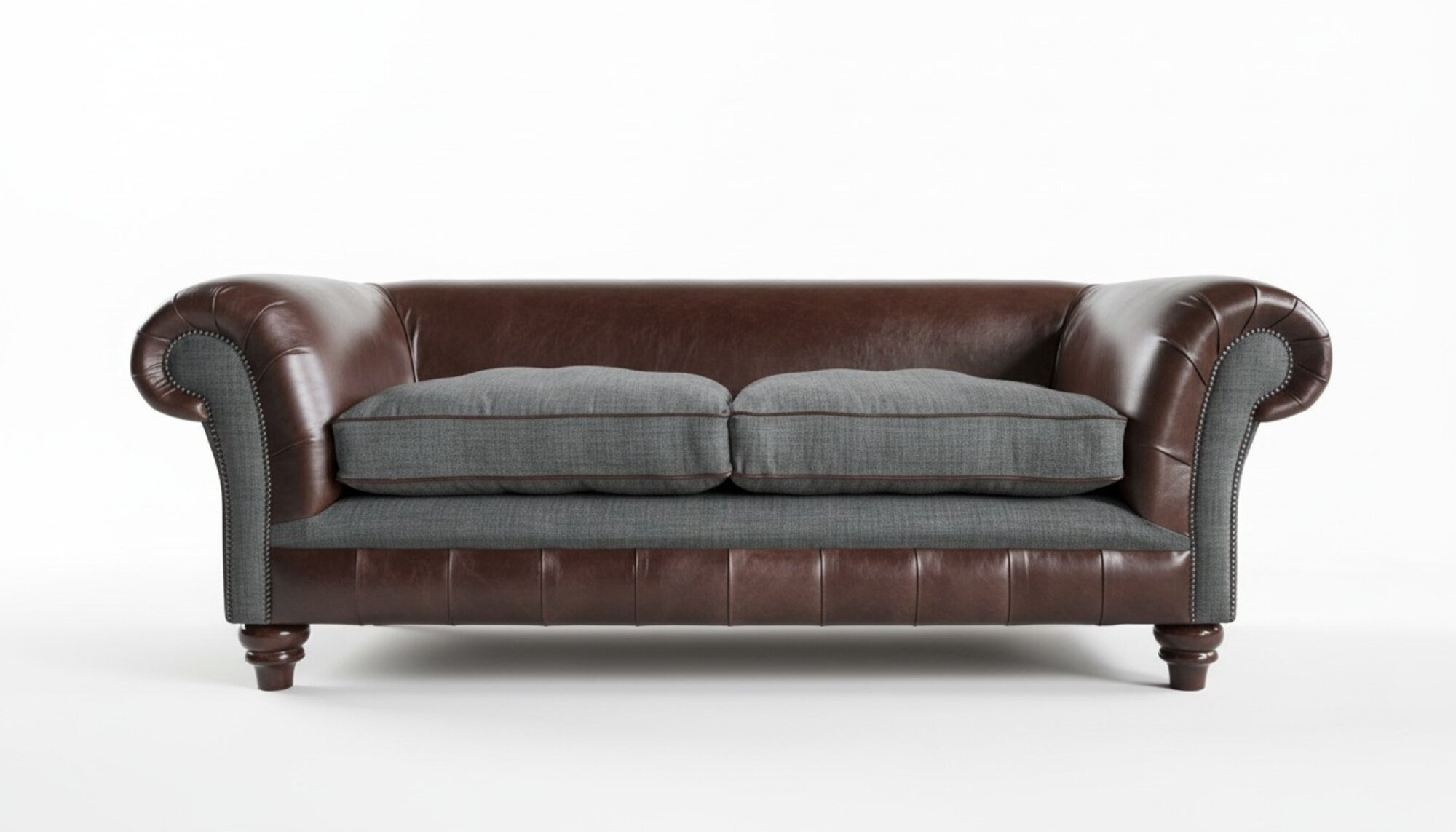 Cheserfield Samt Sofa 3 Sitzer Designer Couchen Deko Couch Stoff Textil