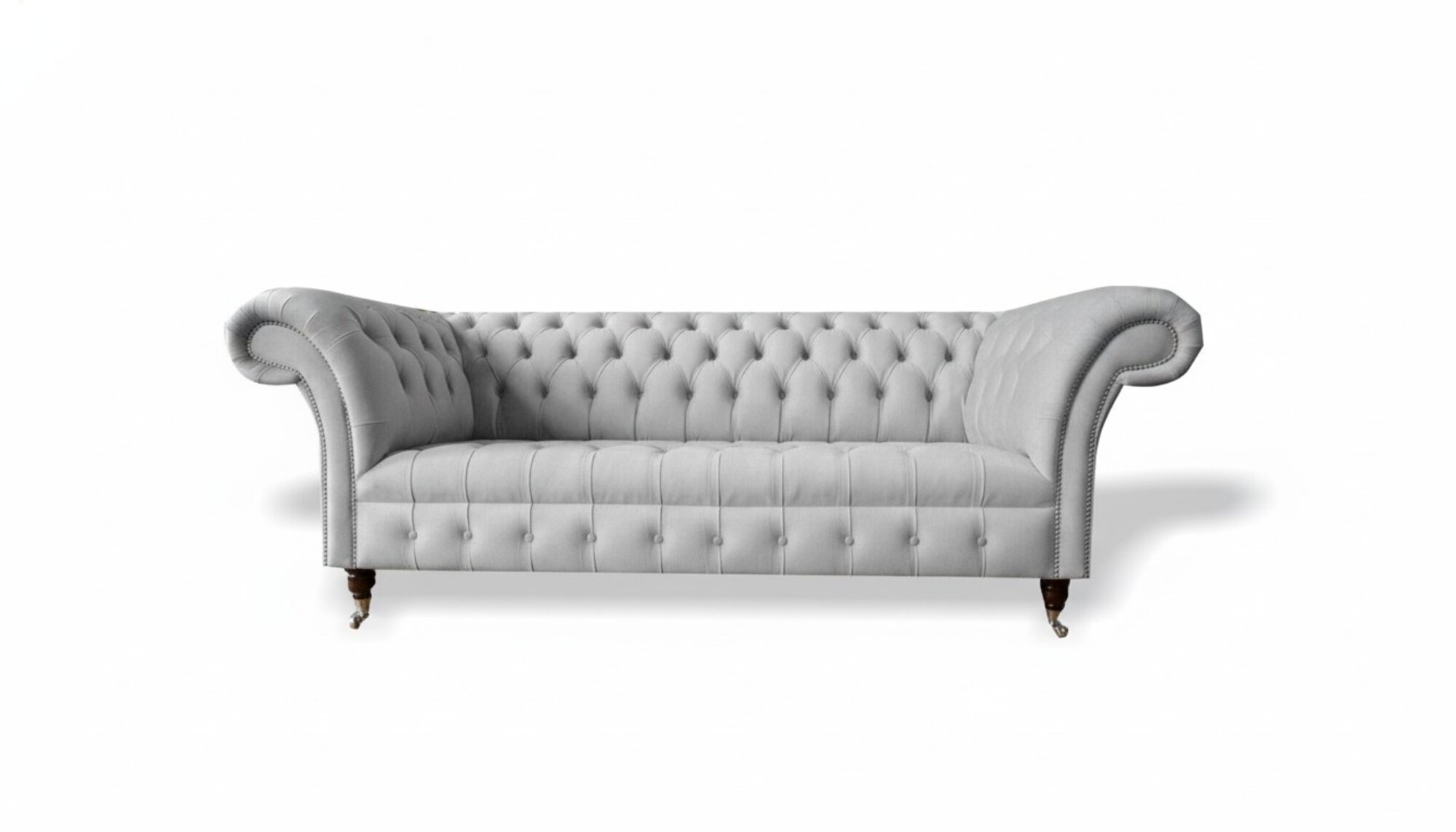 Chesterfield 3Sitzer Weiß Wohnzimmer Modern Design Sofa Neu Kreative