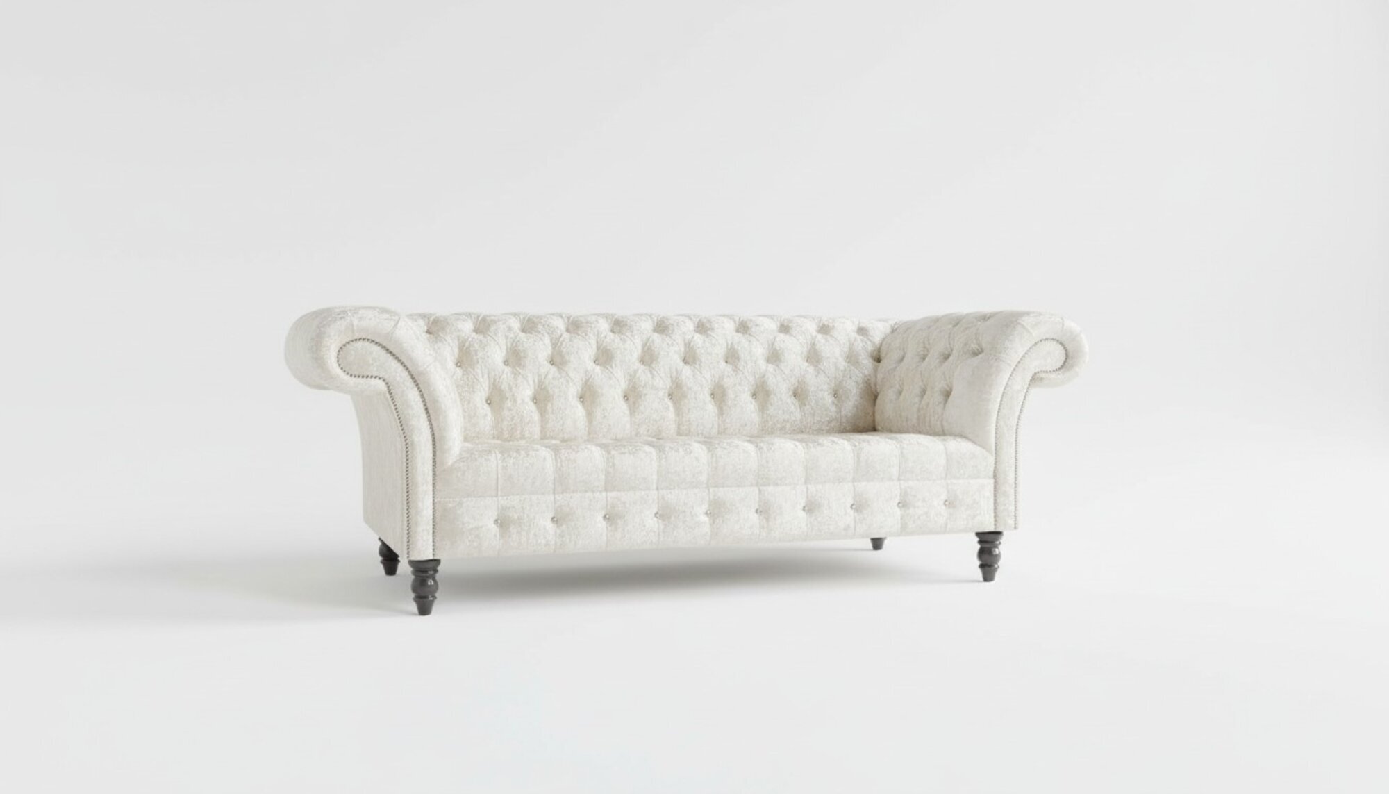 Chesterfield 3 Sitzer Couch Sitz Textil Stoff Leder Couchen Sofas Sofa
