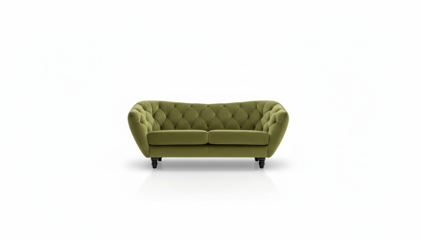 Chesterfield 3 Sitzer Designer Sofa Couch Polster Sofas Couchen Stoff Textil Neu