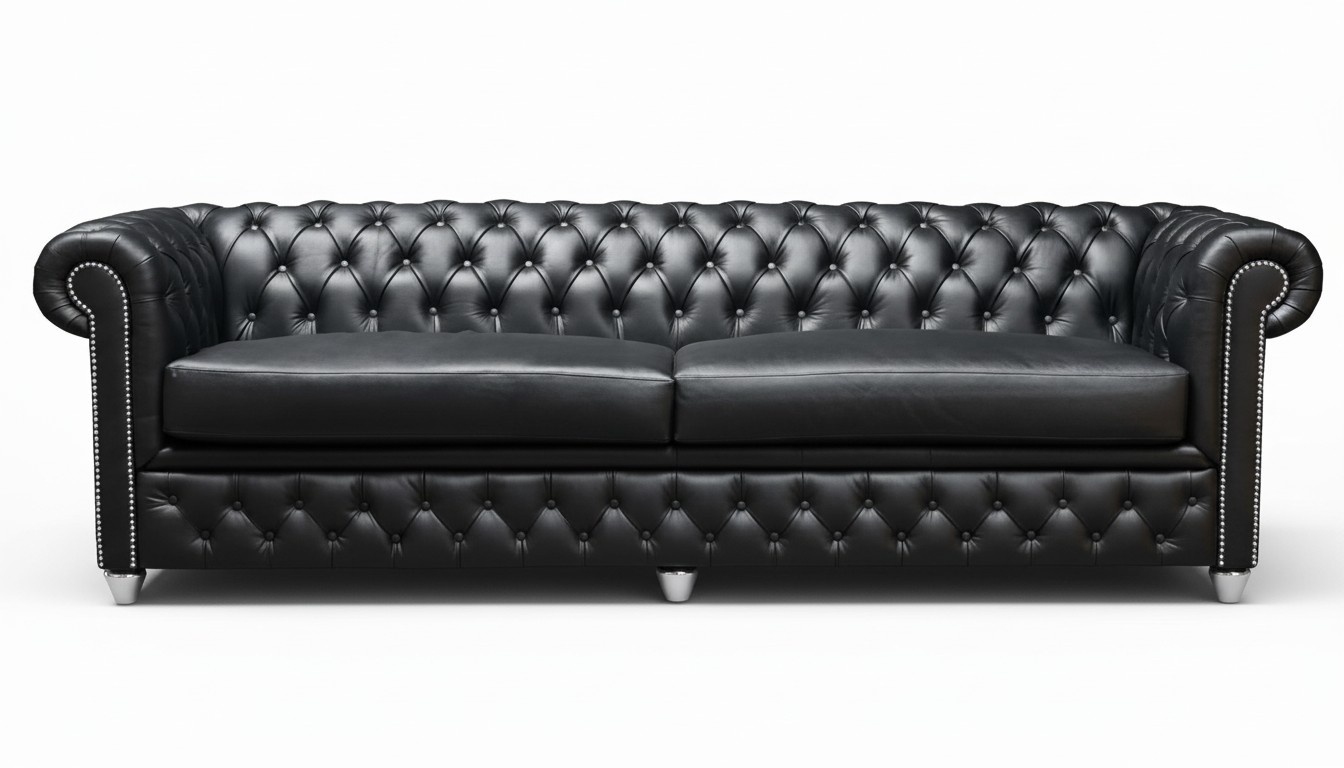 Chesterfield 3 Sitzer XXL Polster Sitz Couch Sofa Garnitur Big Couchen 2016-22