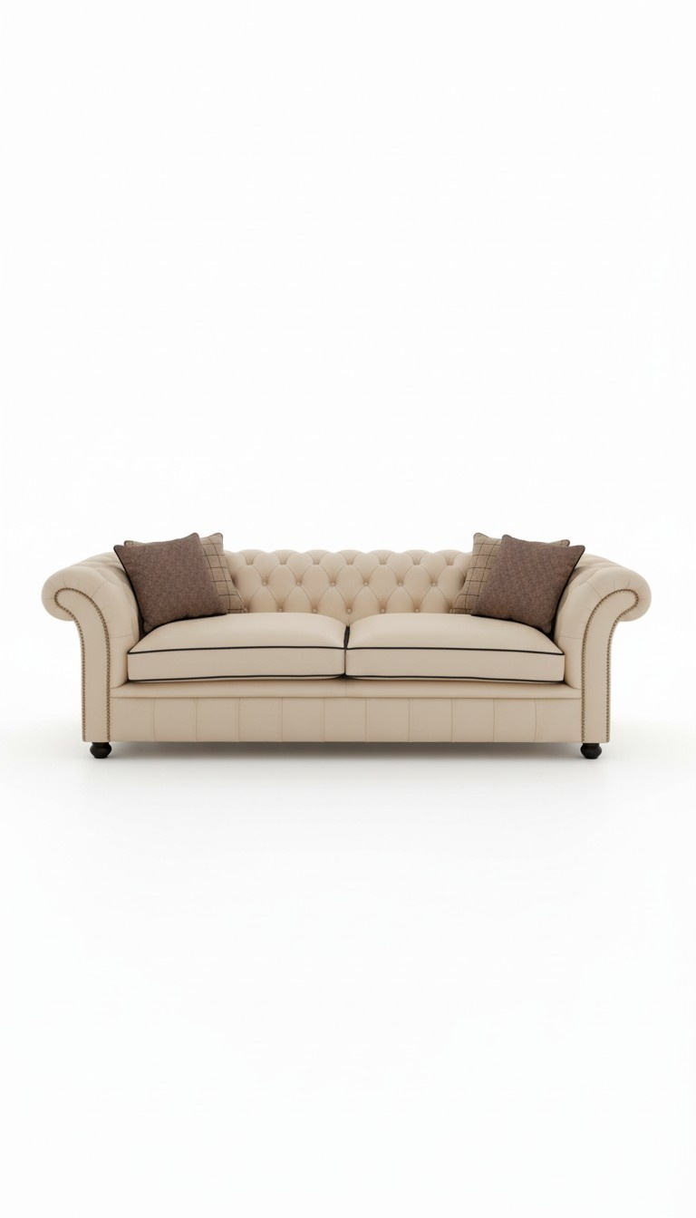 Chesterfield 3 Sitzer XXL Polster Sitz Couch Sofa Garnitur Big Couchen 2016-28
