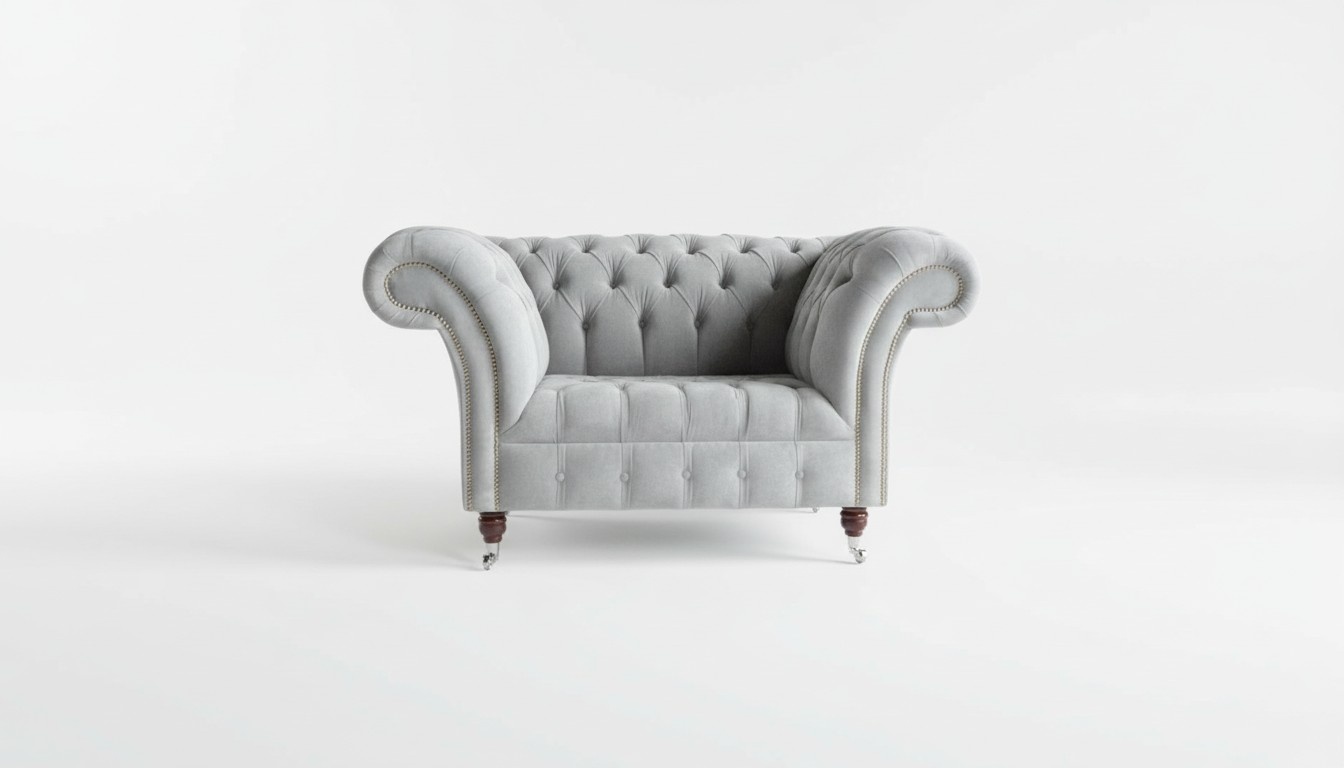Chesterfield Design Polster Fernseh Sessel Couch Sitz Lehn Sofas Design Neu 376
