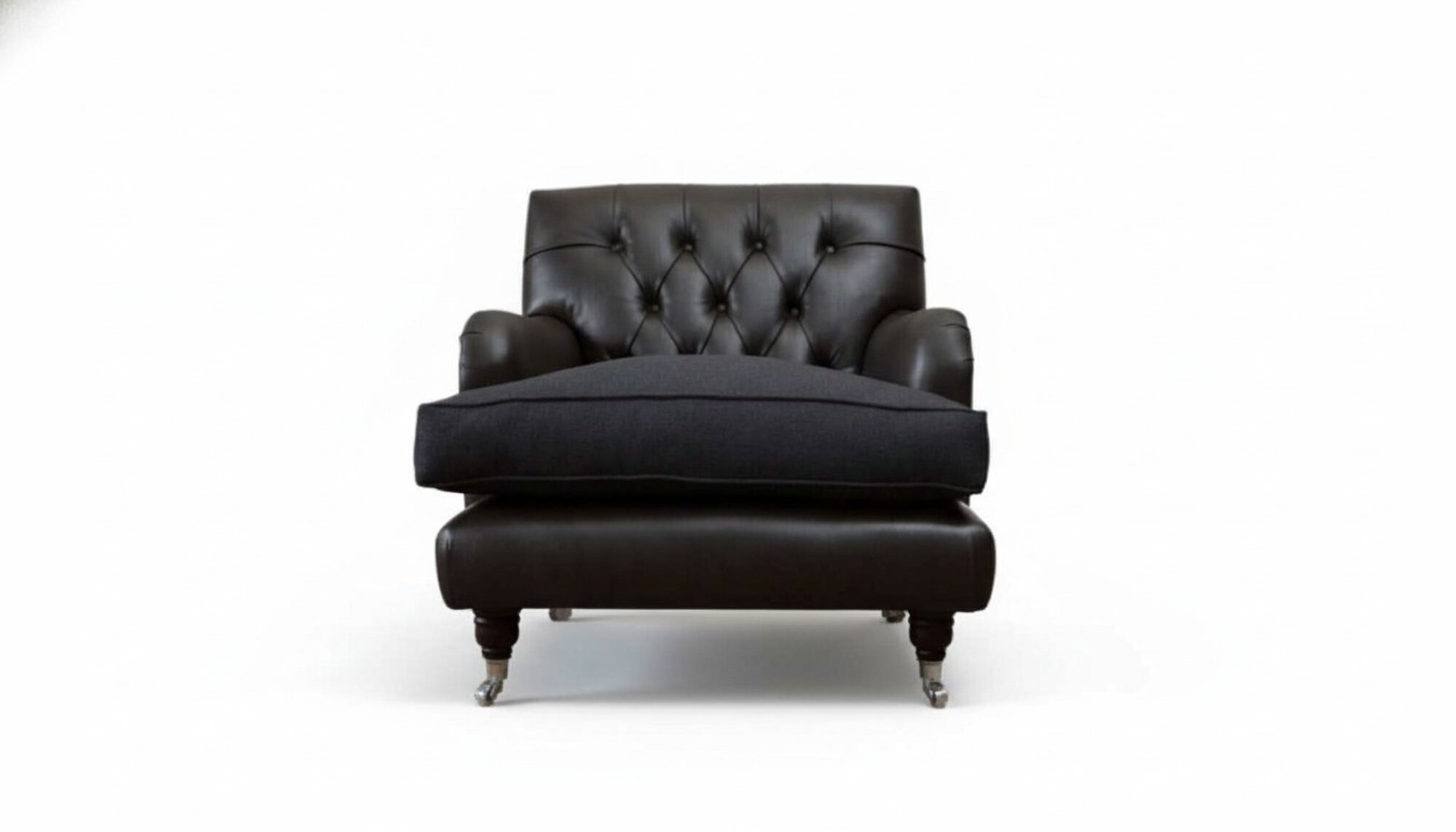 Chesterfield Design Sessel Couch Polster Luxus Couchen 1 Sitz Leder