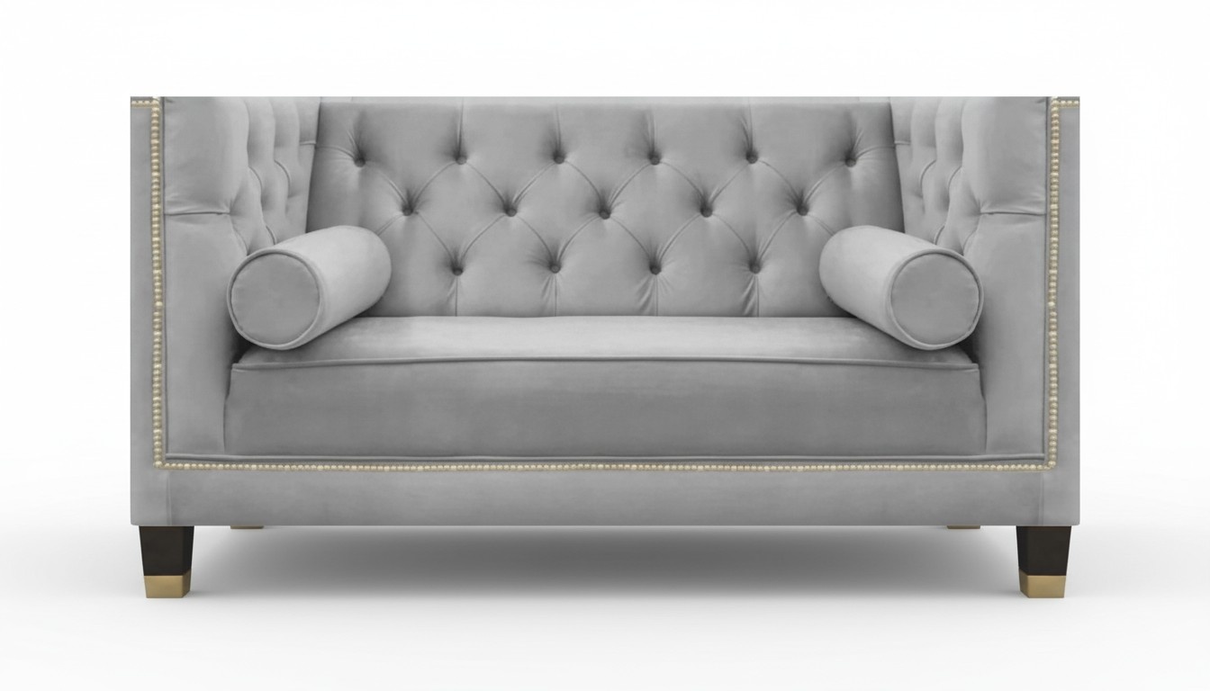 Chesterfield Designer Sofa Zweisitzer Couch Wohnzimmer Luxus Einrichtung