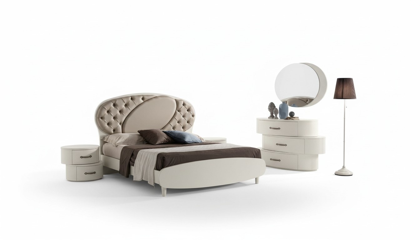Chesterfield Doppelbett Bett Bettgestelle Betten Polsterbett Luxus Möbel Italien