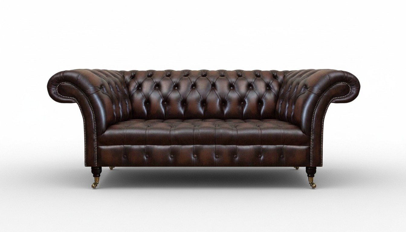 Chesterfield Dreisitzer Sofa Couch Polstermöbel Einrichtung Wohnzimmer Neu