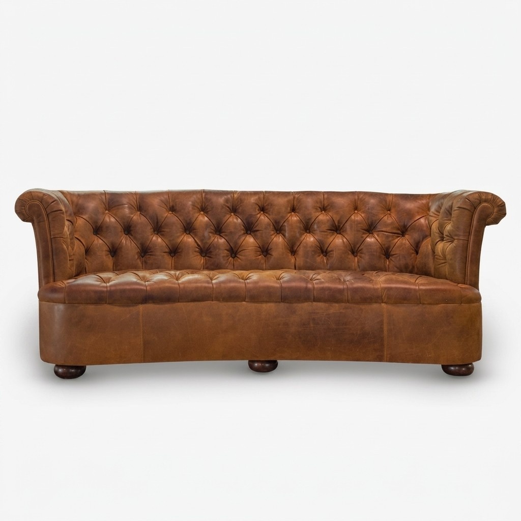 Chesterfield Leder Polster Design Deko Sofa Luxus Couch Klassische Sofa