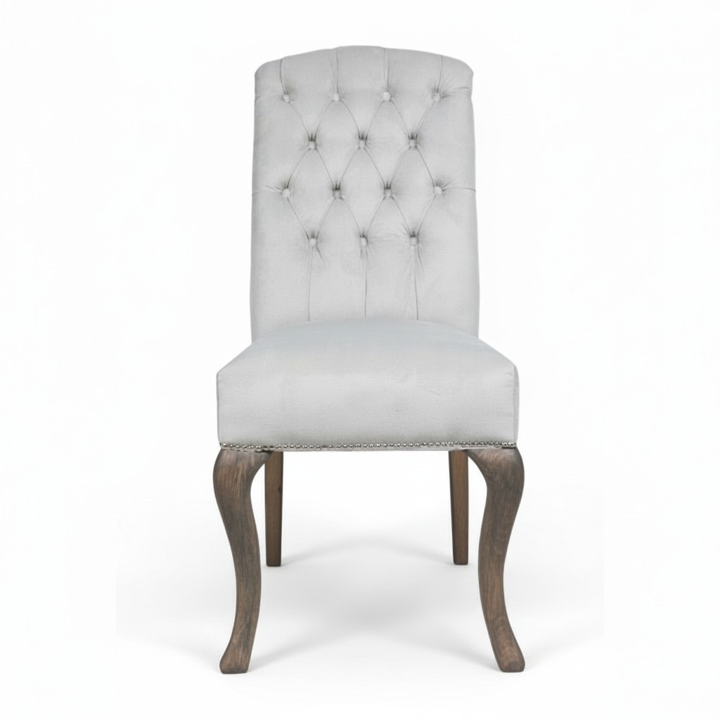 Chesterfield Lehn Stühle Sessel 1 Sitzer Thron Gepolsteter Stuhl Sitz Polster