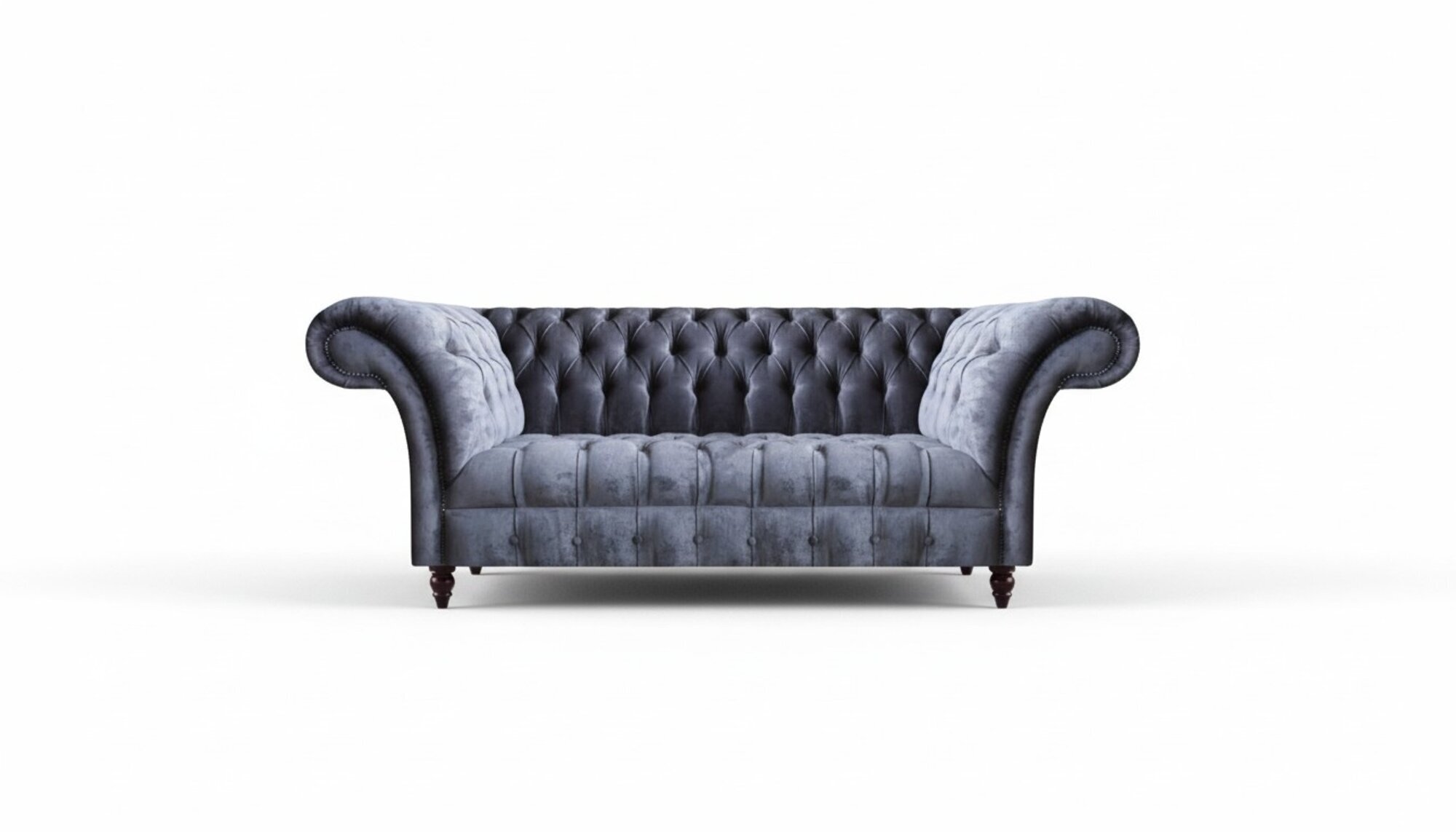 Chesterfield Moderne Wohnzimmer Textilcouch Designer Stoffsofas Möbel