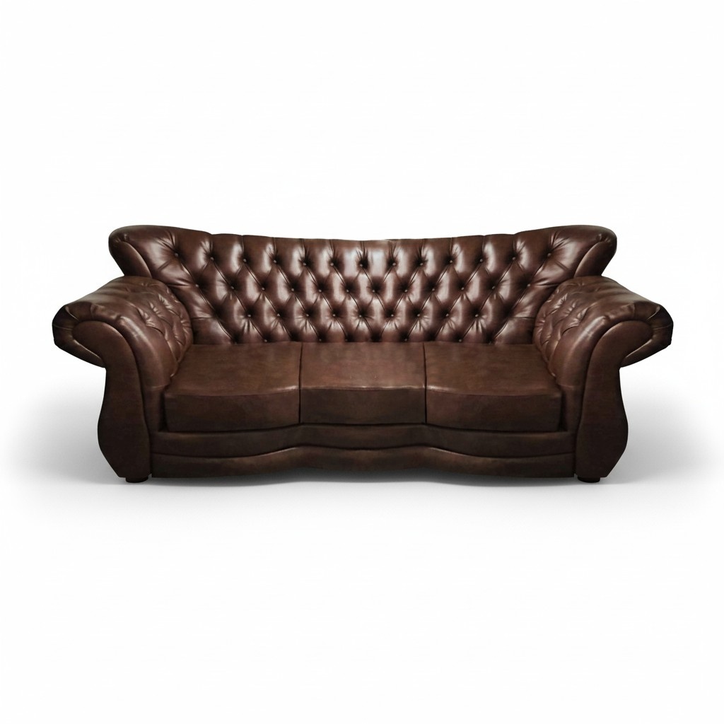 Chesterfield Möbel Wohnzimmer Sofa Dreisitze Couch Polstermöbel Einrichtung