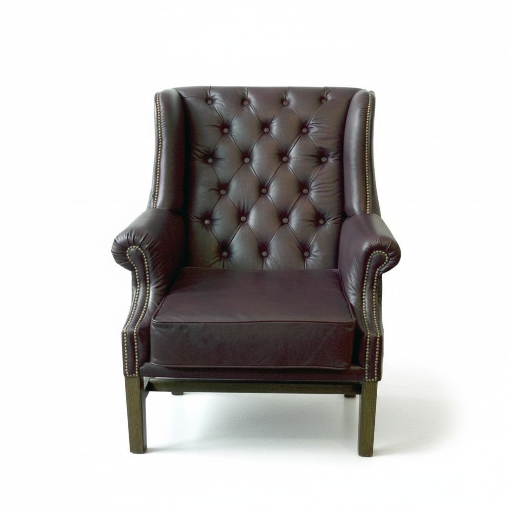 Chesterfield Ohrensessel Sessel Couch Relax Polster Designer Couchen Neu KINGS3