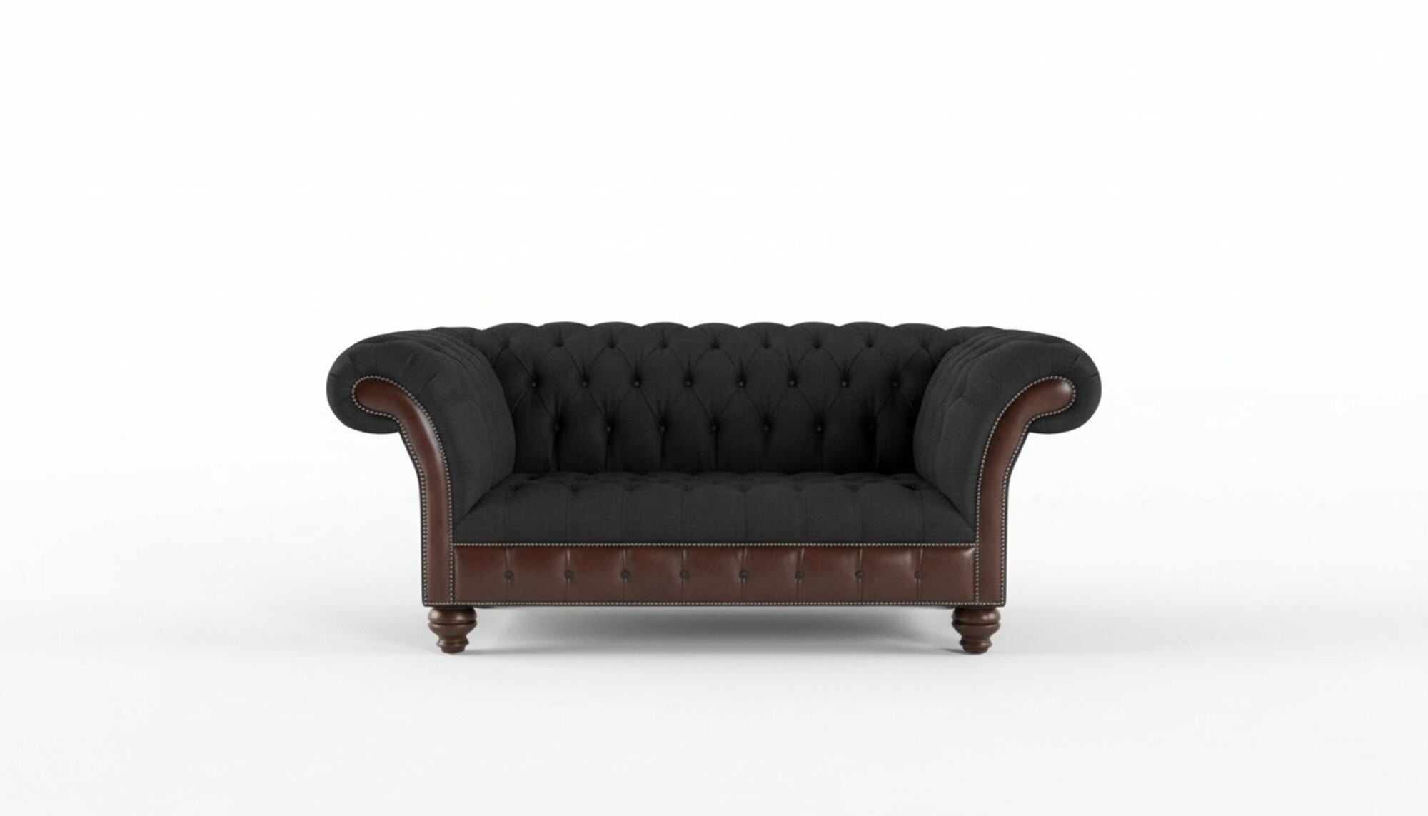 Chesterfield Polster Textil Sofa 2 Sitzer Sofa Sofas Design Luxus