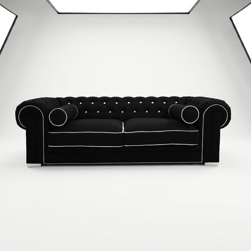 Chesterfield Sofa 3 SITZER Polster Designer Couchen Sofas Garnitur SL Sofa 23