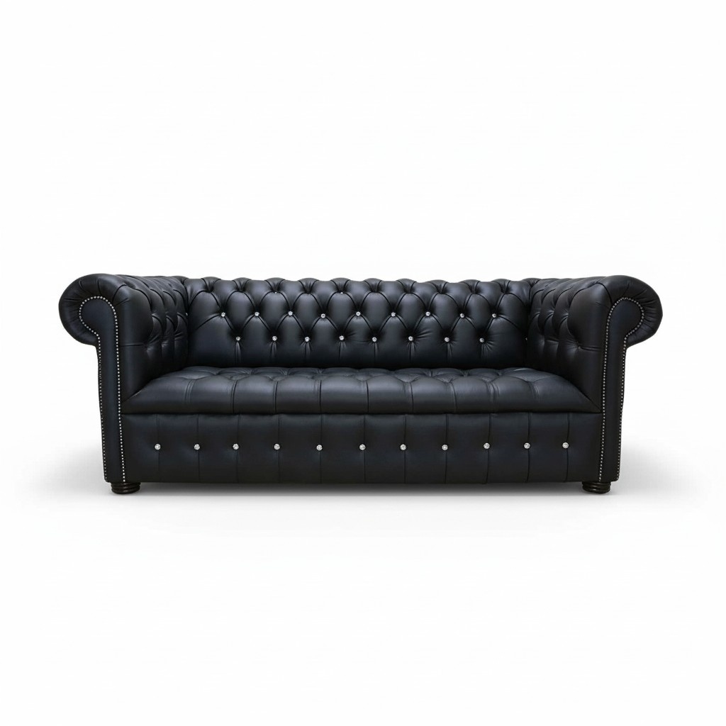 Chesterfield Sofa Couch Polster Garnitur 3 Sitzer Sofas Klassisch Neu William