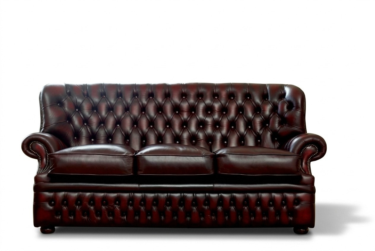 Chesterfield Sofa Couch Polster Stoff Leder Couchen Antik Stil Garnitur