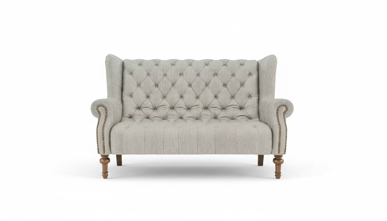 Textil Sofa Couch - Violet Polster Dreisitzer Couch Garnitur Dreier