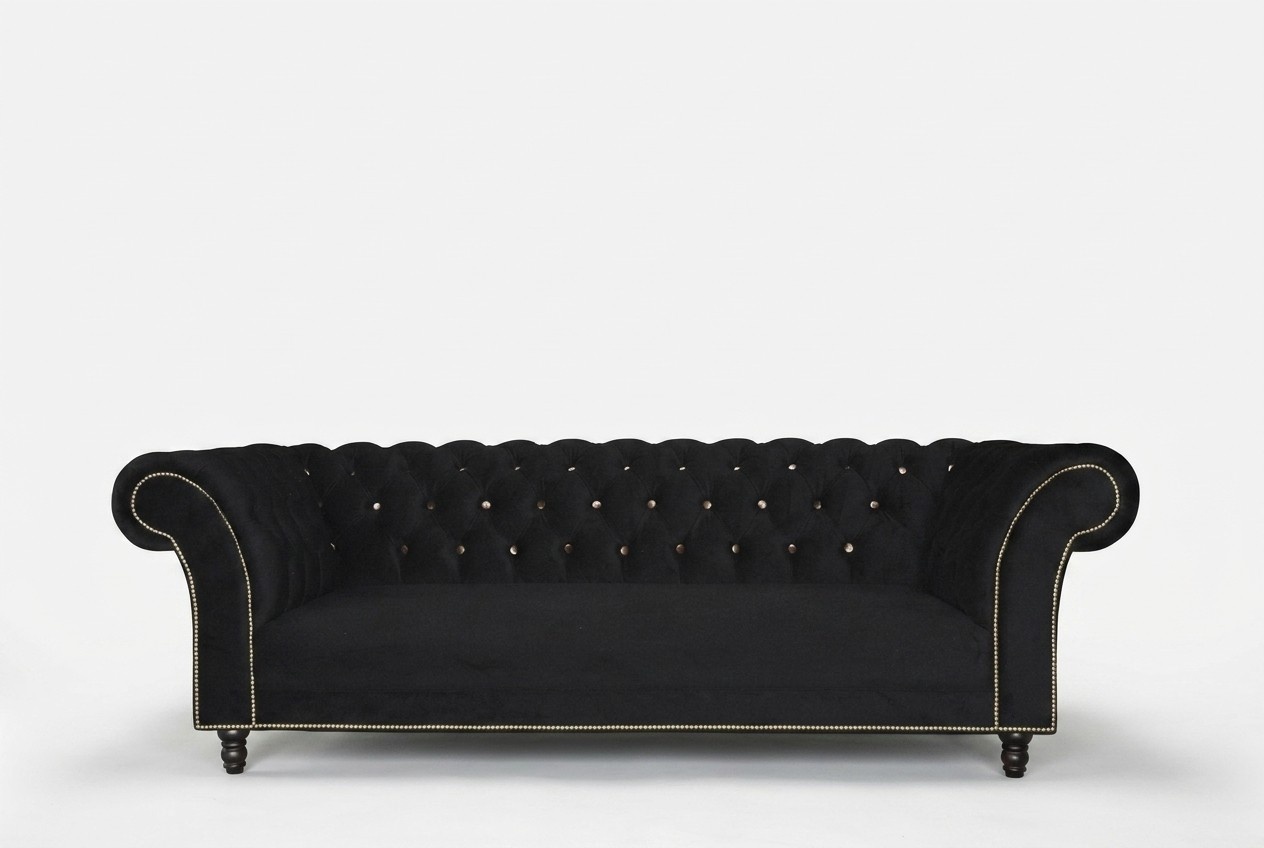 Chesterfield Sofa Polster Designer Couchen Sofas Garnitur Textil Stoff Textil 28