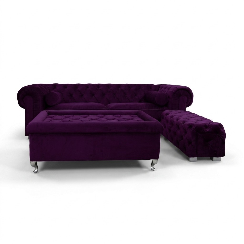 Chesterfield Sofa Polster Designer Couchen Sofas Garnitur Couch SLIII Sofa №23