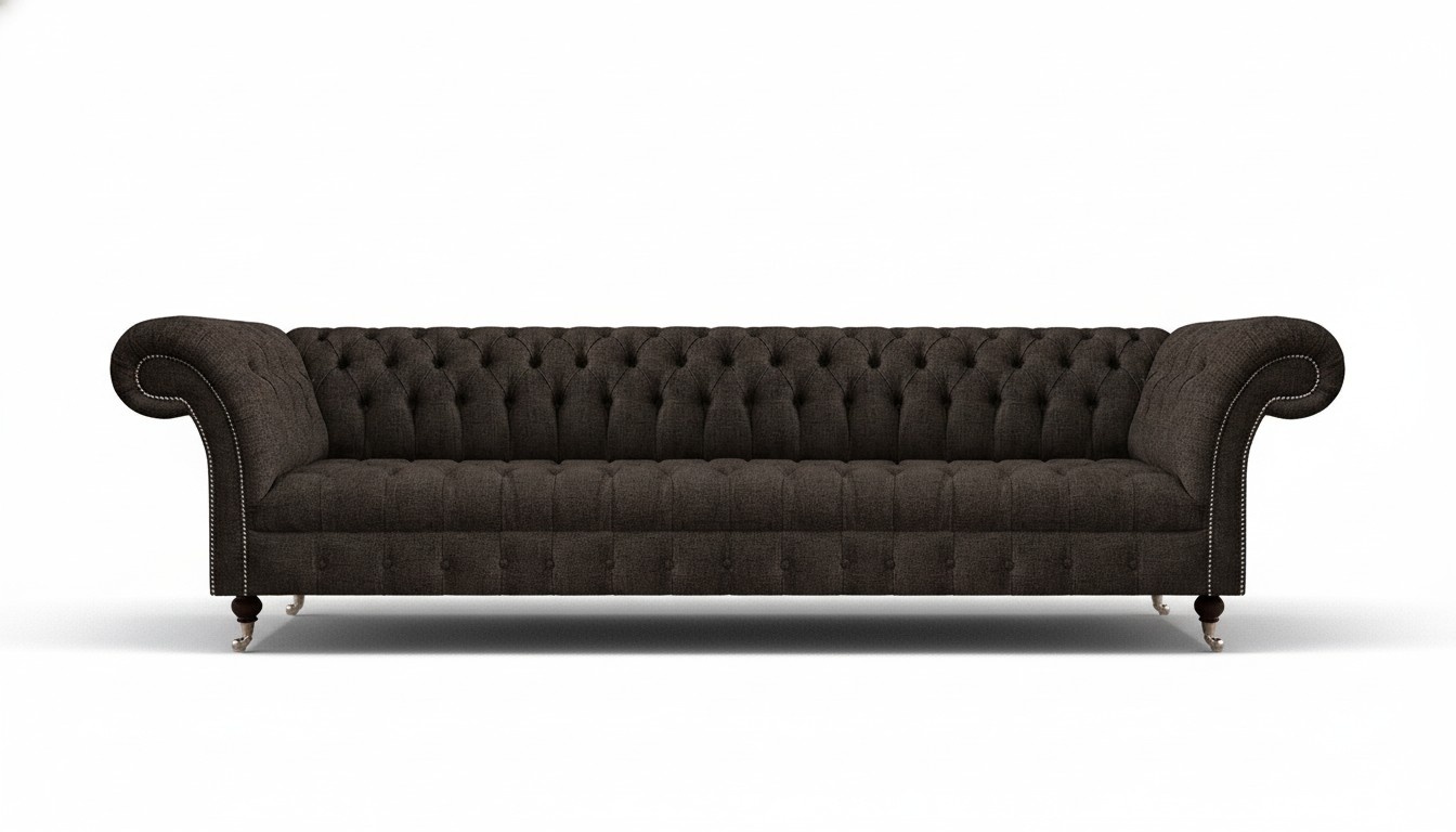 Chesterfield Sofa Viersitzer Couch Wohnzimmer Designer Polstermöbel