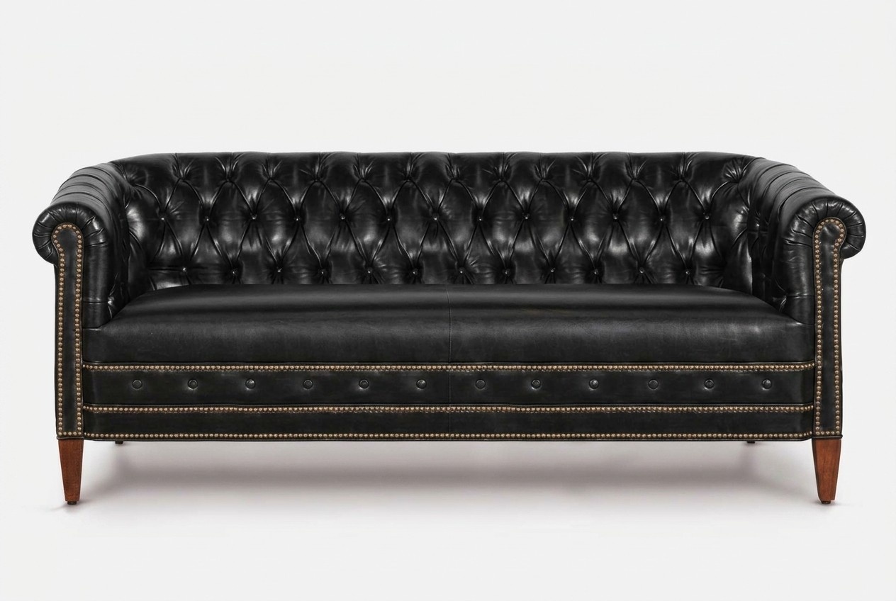 Chesterfield Sofagarnitur Sofa Couch Polster 3+2+1 Sitzer Leder Sofas