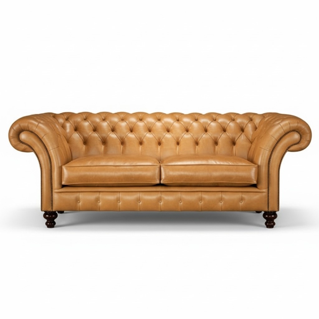 Chesterfield Winchester (CH) Sofa Couch Polster Textil Stoff Leder