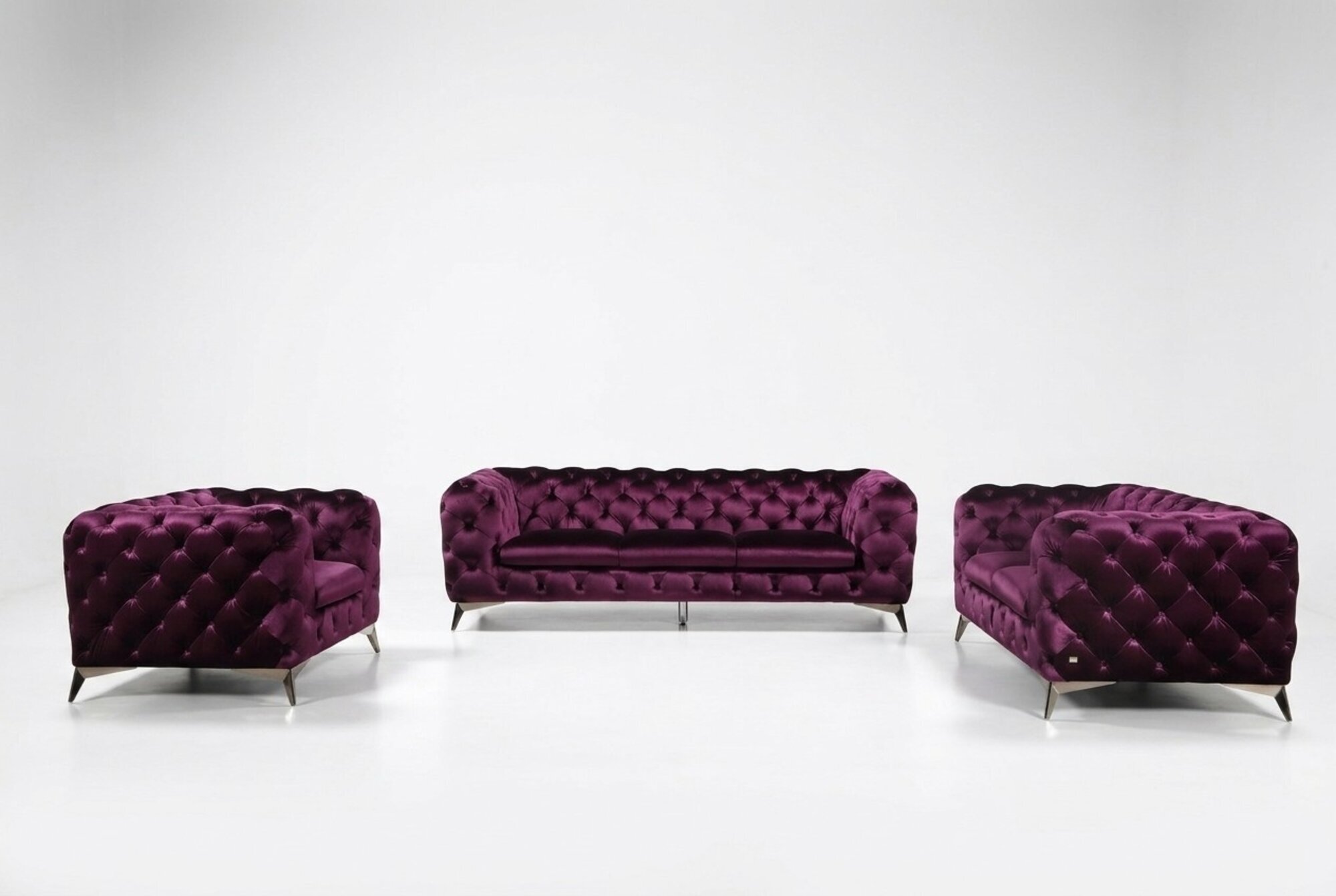 Chesterfield Zwei Sitzer 2 Sitz Couch Sitz Sofa Couchen Design Italien Polster