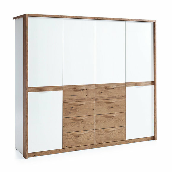 Klassische Schränke Schrank Eckschrank Massiv Kleiderschrank Holzschrank