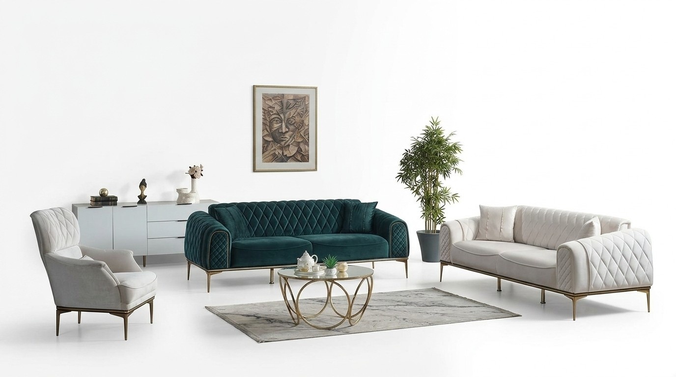 Couch Hochwertige Sofagarnitur 3 2 Sitzer Garnitur Moderne Sofa 1 Sitzer Möbel