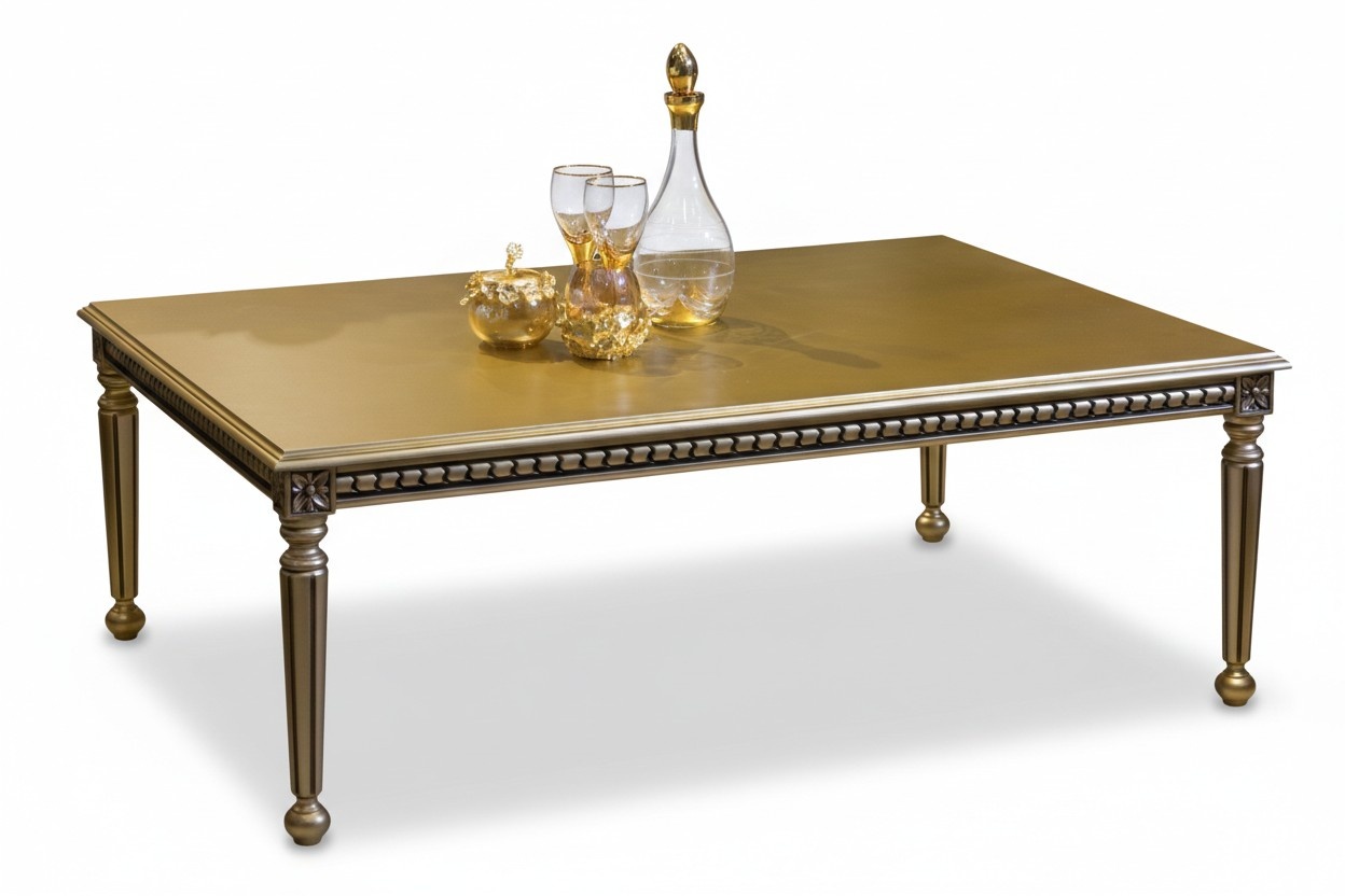 Couch Tisch Kaffee Tische Wohnzimmer Luxus Couchtisch Design Gold Neu
