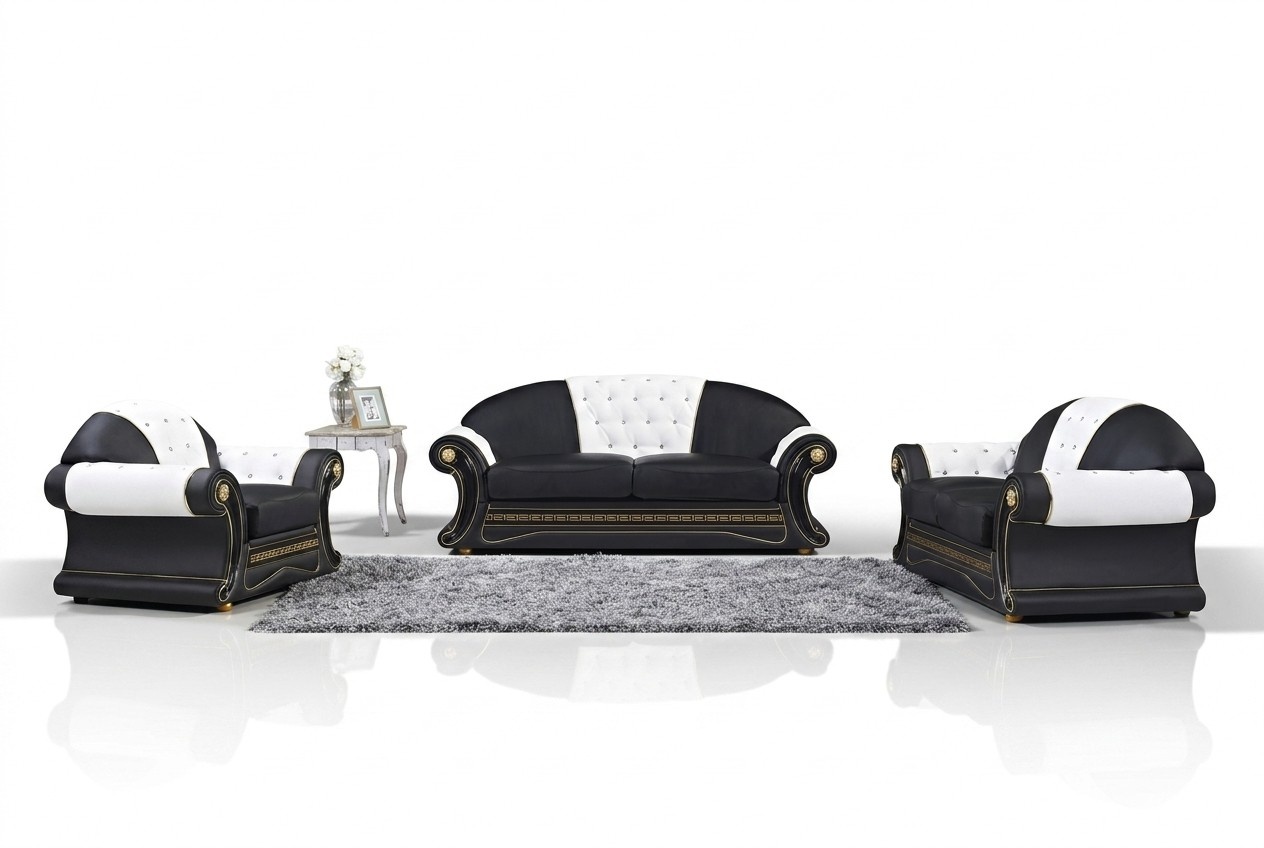 Couch Wohnlandschaft Garnitur Design Modern Sofa 6020 3+2 Sitzer Sofas