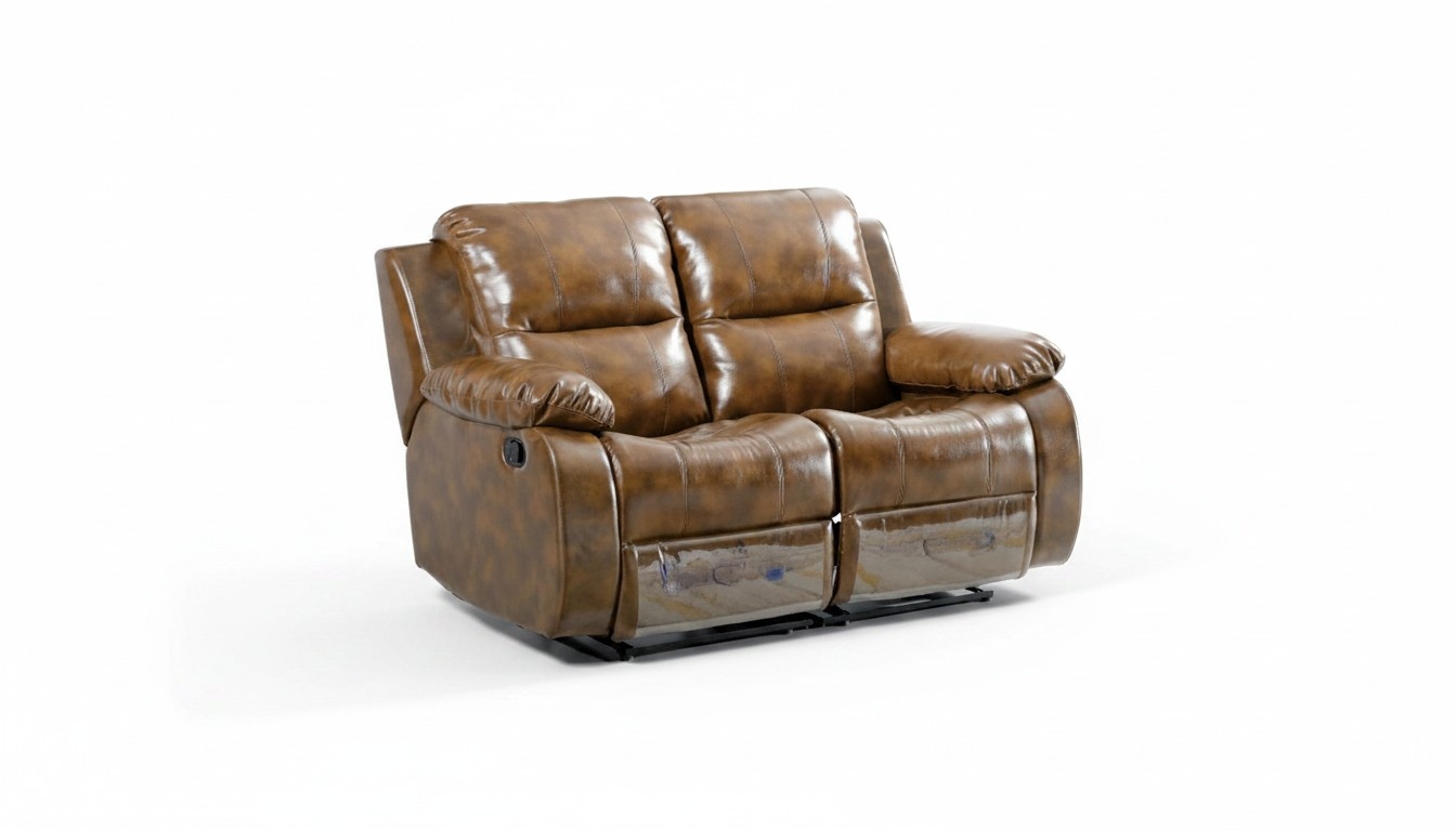 Couchen Braun Sofa 2 Sitzer Massagesessel Zweisitzer Relax Neu