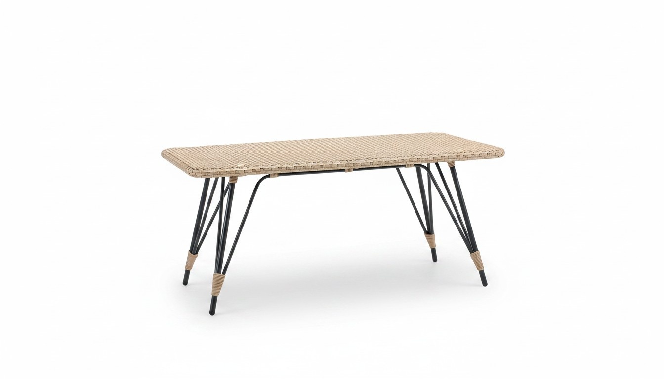 Couchtisch Terrasse Design Tische Möbel Tisch Luxus Beistelltisch Rattan Modern
