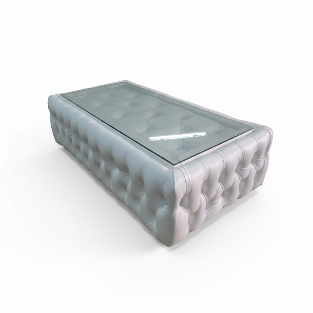 Couchtisch Tisch Tische Glastisch Chesterfield Möglich: Leder Textil Samt Stoff