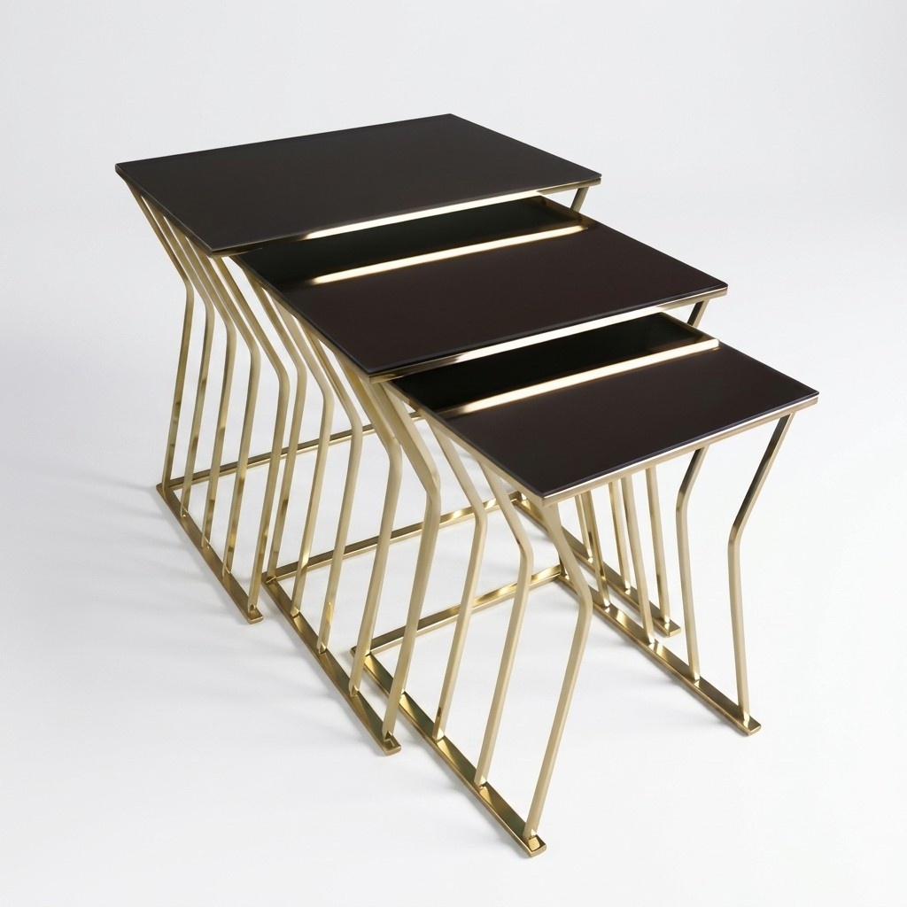Couchtisch Wohnzimmertisch Beistelltisch Satztisch Minimalistisch Modern