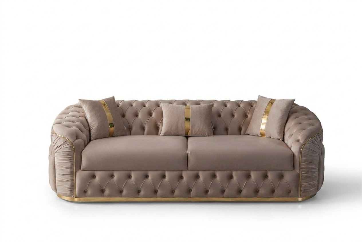 Das Sofa im modernen Stil schafft ein komfortables Interieur.